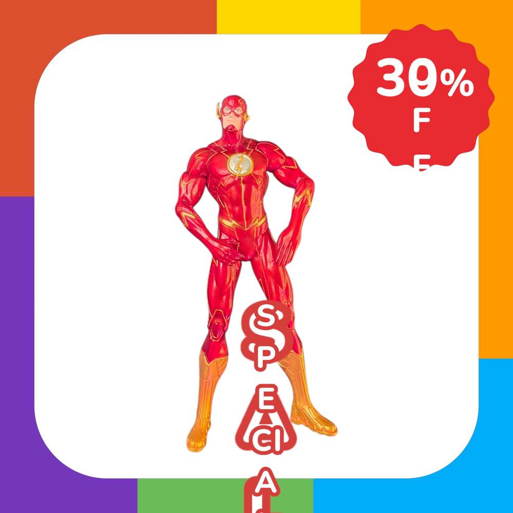 The Flash DC Comics Action Figure Red & Gold Superhero Collectible